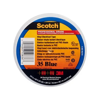3M 7100238733, 1 Stück(e), Blau, PVC, 600 V, Sichtverpackung, 20 m
