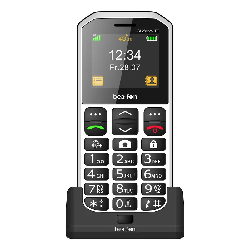 bea-fon SL280Pro LTE schwarz-weiß