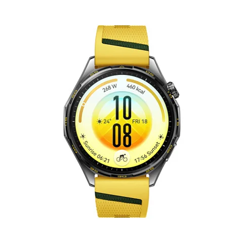 HUAWEI WATCH GT7 46mm Yellow and Green Fluoroelastomer Strap