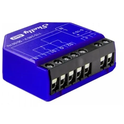 Shelly Relais "Dimmer" Unterputz 0-10V oder 1-10V PM Gen3