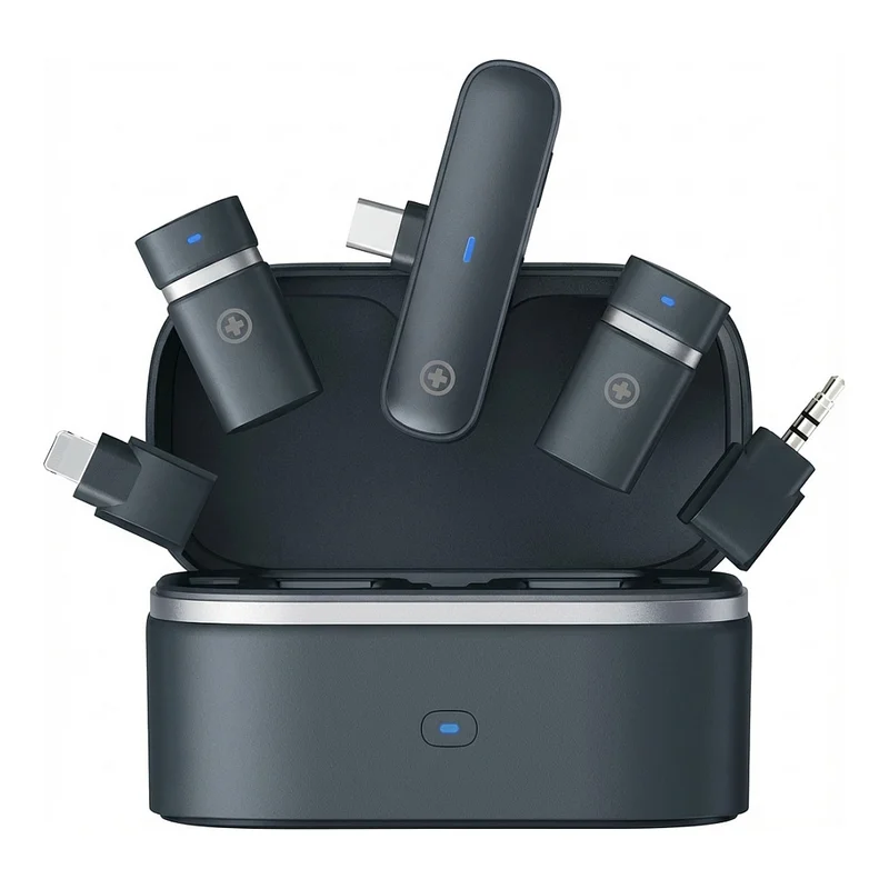Plusonic Wireless Mikrofone Kit PS-TDS9 USB Type C/Lightning/3,5mm Klinke WiFi-Micro / *ALLTRAVEL*