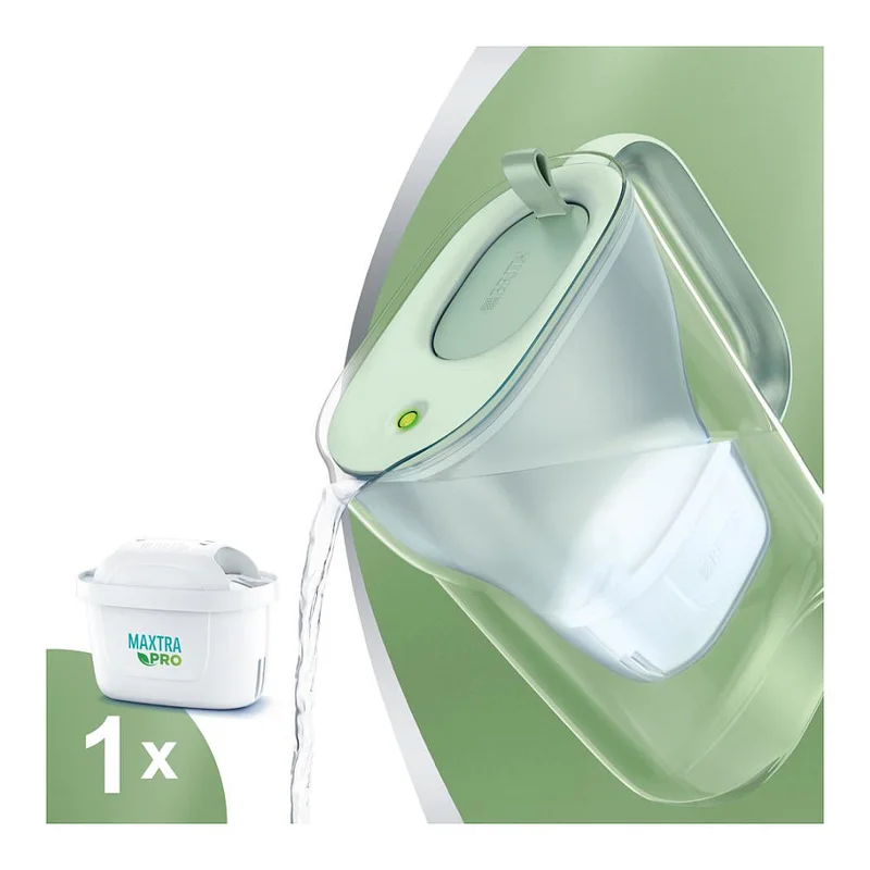 BRITA Tischwasserfilter Style eco *grün* inkl. 1 Filter