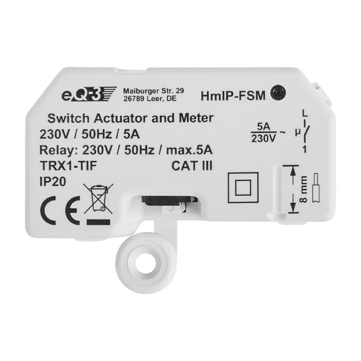 Homematic IP Schalt-Mess-Aktor - Unterputz