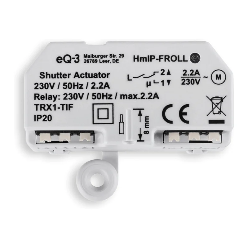 Homematic IP Rollladenaktor – Unterputz