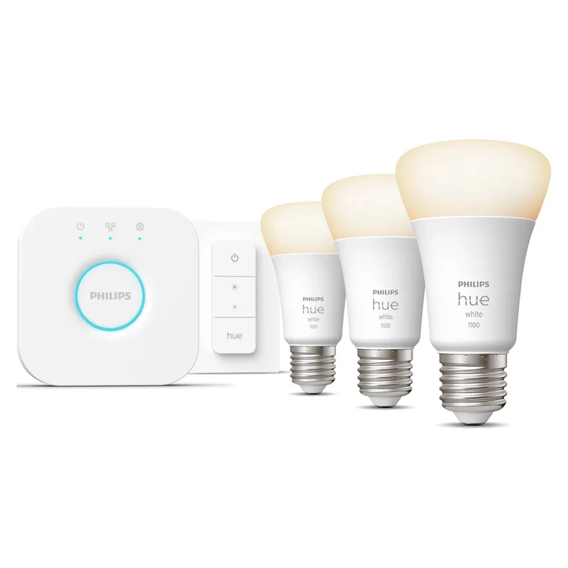 Philips Hue White E27 3er Starter Set inkl DS 3x1050lm 75W