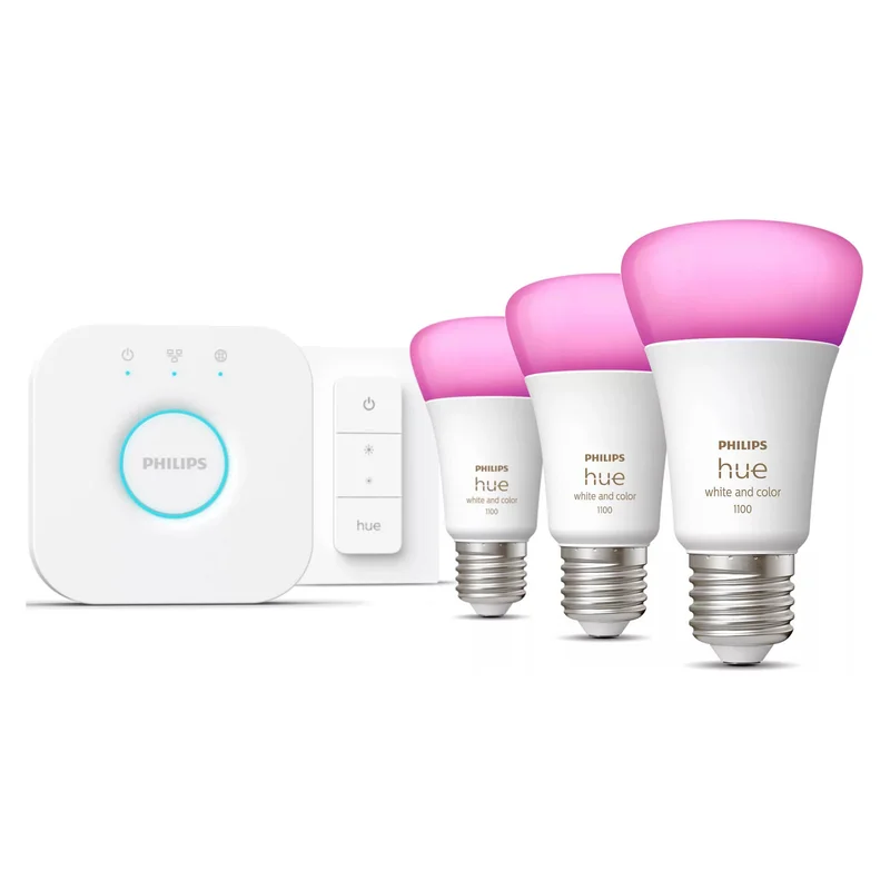 Philips Hue StiWa White & Color Ambiance E27 3er Starter Set + DS 75W