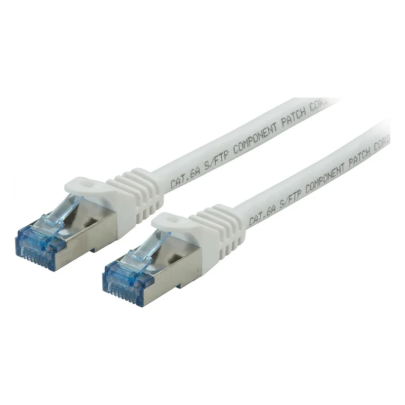 Patchkabel CAT6a RJ45 S/FTP PiMF 3m Weiß