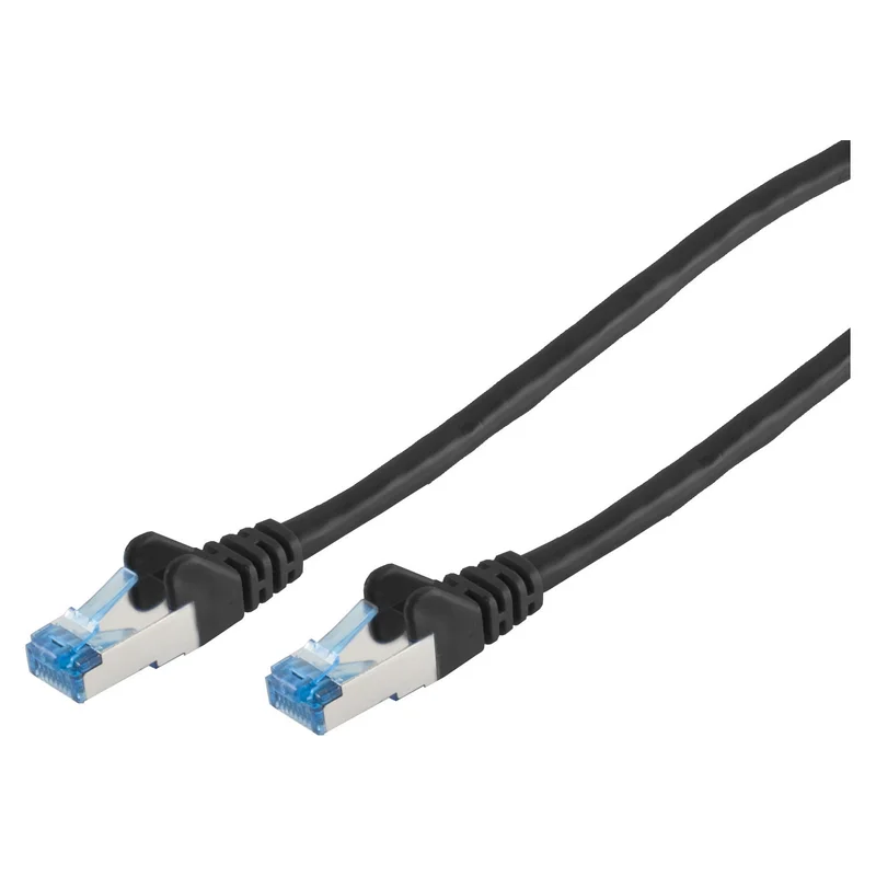 Patchkabel CAT6a RJ45 S/FTP PiMF 5m Schwarz