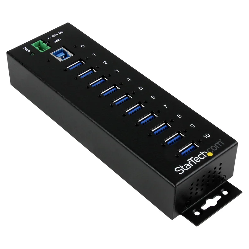 HUB 10 PORT INDUSTRIAL USB 3.0 HUB