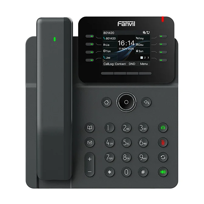 Fanvil V62 Pro, Medium-Level Dual Gigabit PoE IP Phone / SIP / POE / Gigabit / USB-Port
