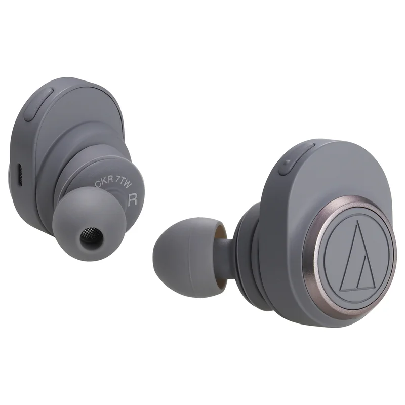 audio-technica ATH-CKR7TW True Wireless IE Headphones grey