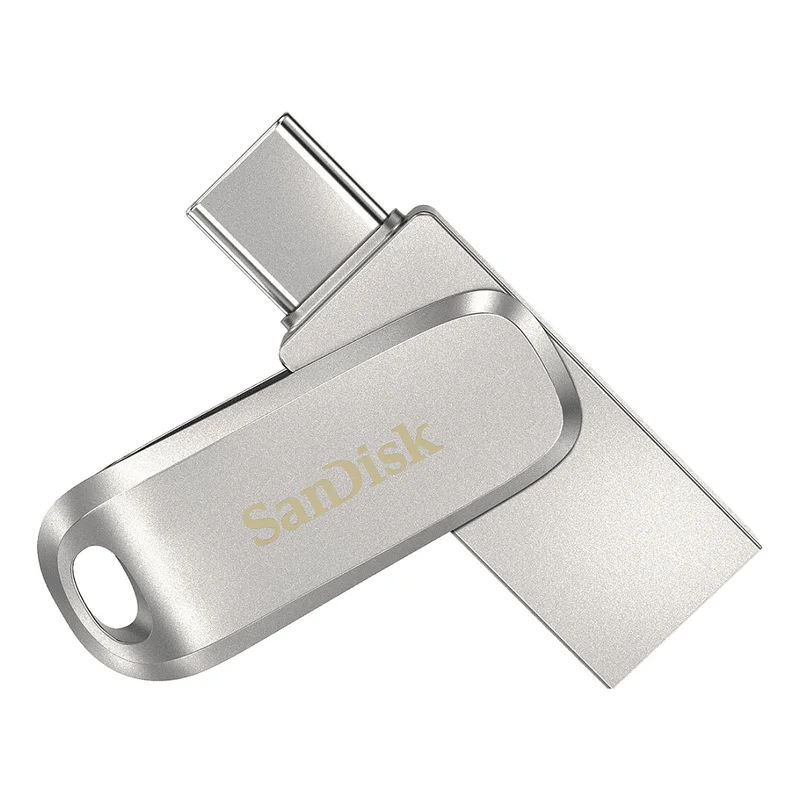 STICK 64GB USB 3.1 Sandisk Ultra Dual Drive Luxe Type-C silver