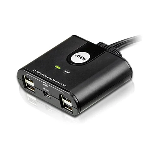 ATEN US224 USB 2.0-Peripheriegerte-Switch mit 2 Ports