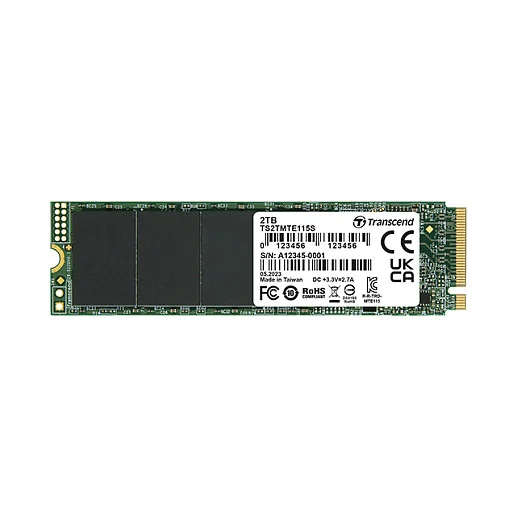 TRANSCEND 250GB SSD internal M.2 2280 PCIe Gen3x4 NVMe TLC DRAM-less