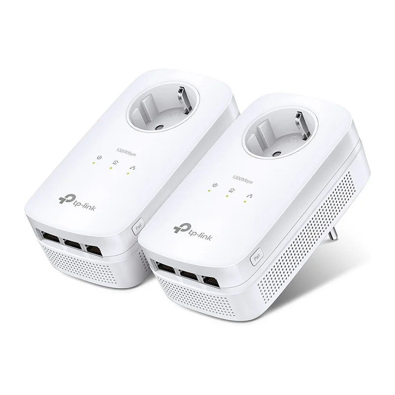 INTD TP-LINK Powerline PA8030P KITTL-PA8030P KIT AV1300-Gigabit-Powerline-Adapter KIT mit Steckdose