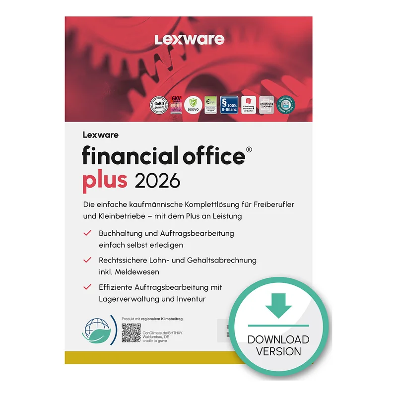 Lexware Financial Office Plus 2026 - 1 Device, ABO - ESD-Download