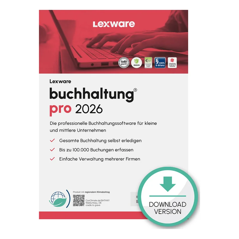 Lexware Buchhaltung Pro 2026 - 1 Device, ABO - ESD -Download