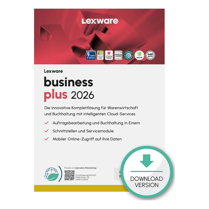 Lexware Business Plus 2026 - 1 Device, ABO - ESD -Download