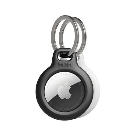 Belkin 2er-Pack Secure Holder für Apple AirTag, schwarz & weiß