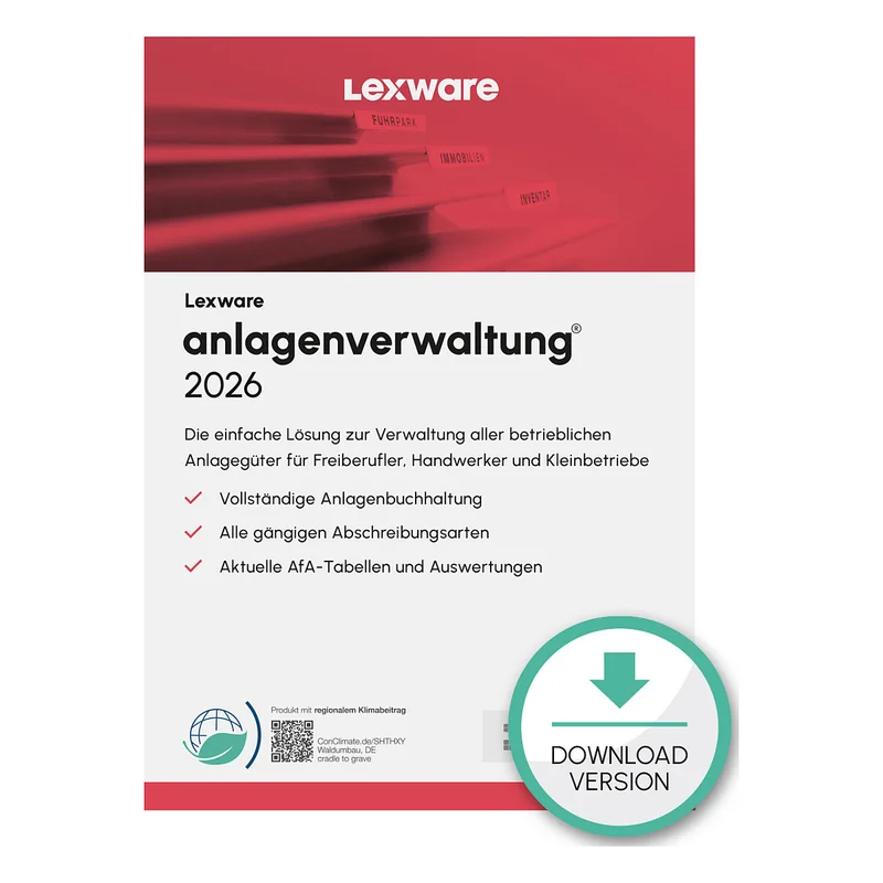 Lexware anlagenverwaltung 2026 - ESD-Download