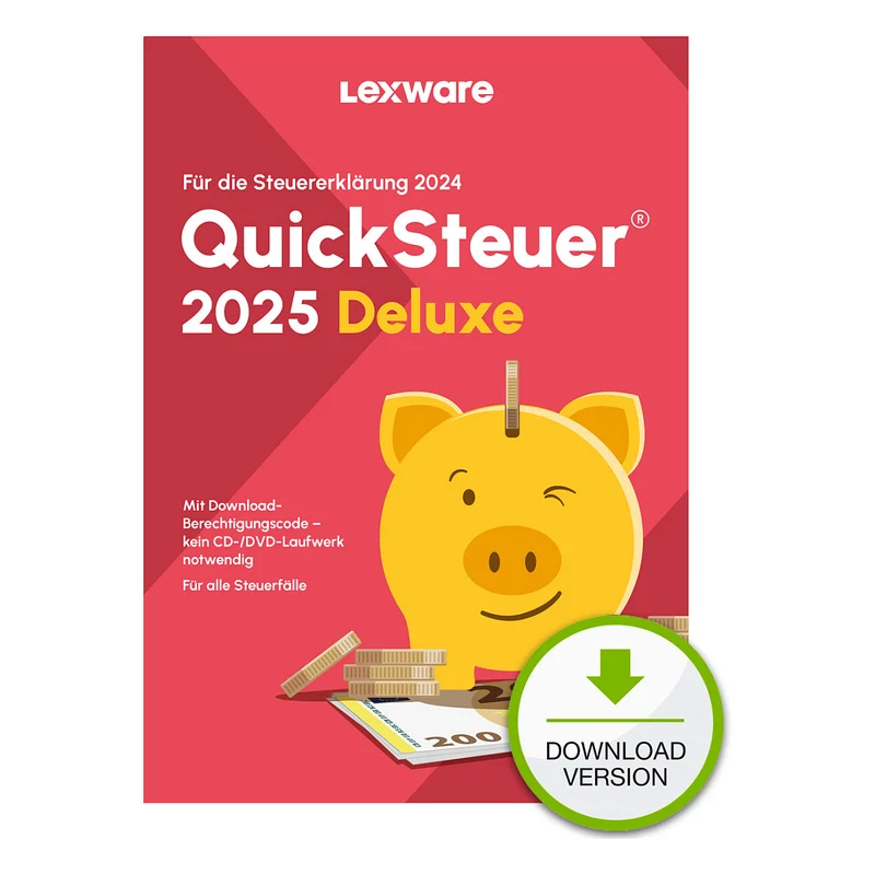 Lexware QuickSteuer Deluxe 2025 - ESD-Download