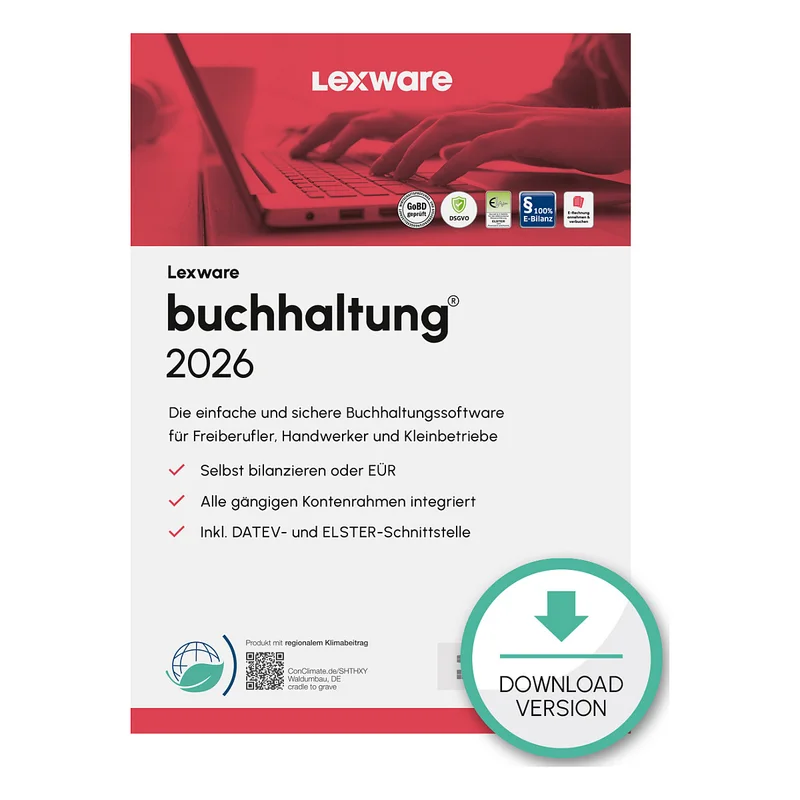 Lexware buchhaltung 2026 - Abo-Lizenz, unbegrenzte Laufzeit - ESD-Download
