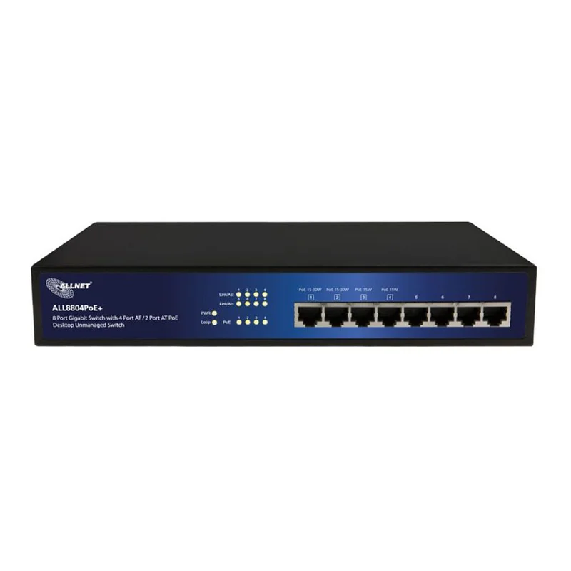 8P ALLNET ALL8804PoE+ POE+