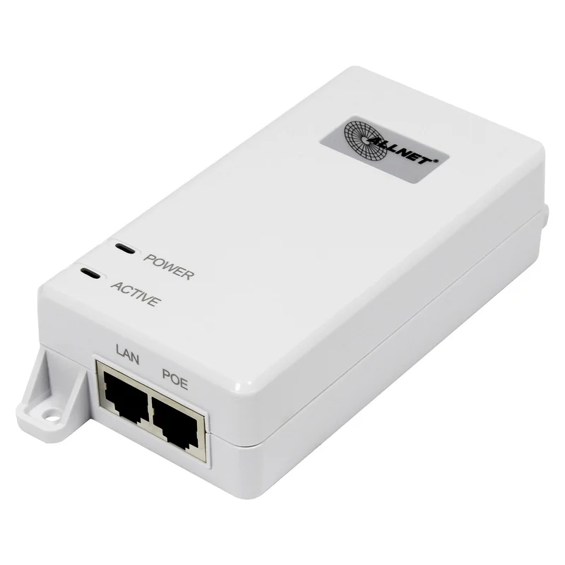 Z ALLNET PoE Injektor Gigabit PoE & PoE+ (15,4W/30W) / Kunststoffgehäuse / ALL0488v6