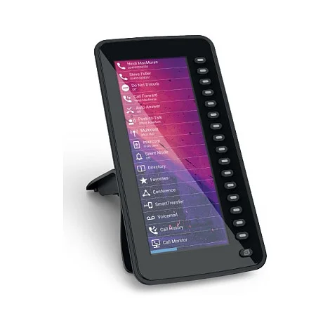 SNOM D7C Tischtelefon Erweiterungsmodul Farbdisplay Black