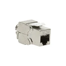LogiLink Keystone CAT6a RJ45 Buchse STP AWG 22-26 360° Werkzeuglos