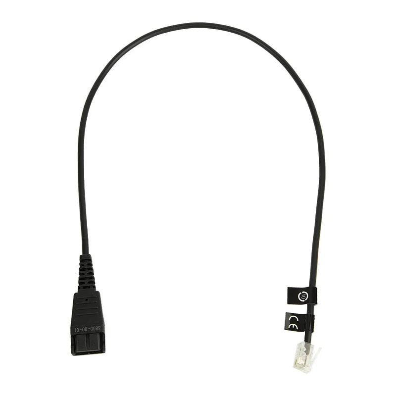 Jabra Anschlusskabel QD auf RJ10 glatt 0,5m