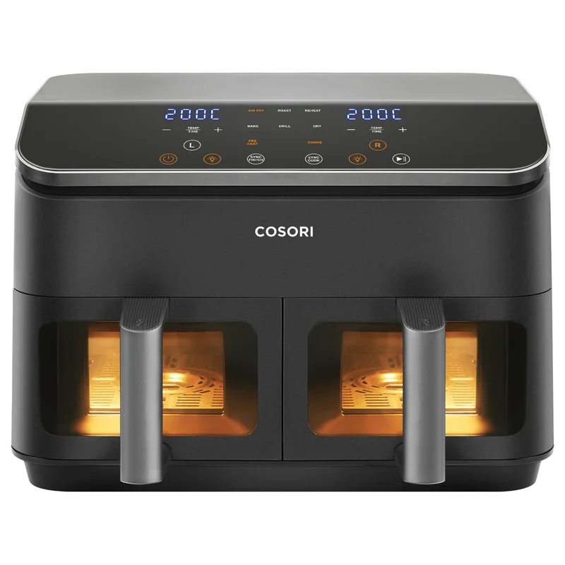 Cosori Dual Basket Heißluftfritteuse Schwarz