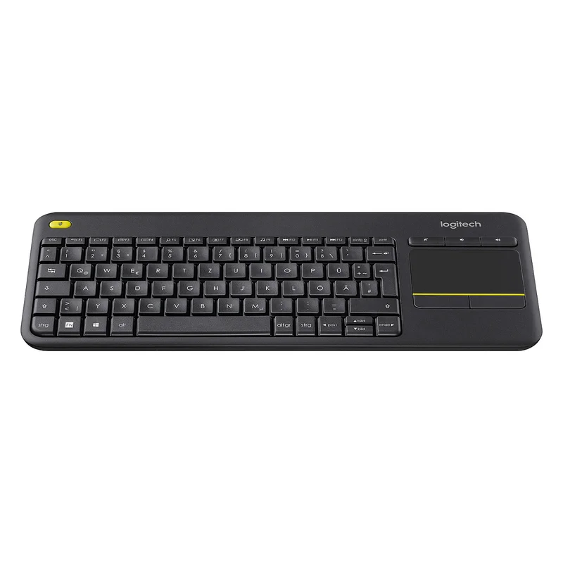 Logitech K400 Plus Wireless Touch Black QWERTZ DE